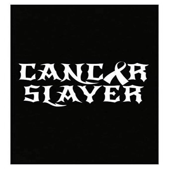Inspirational Cancer Slayer Poster - Motivational Artwork for Survivors & Fighters