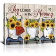 thumbnail image 1 of Inspirational Canvas Wall Art Encouraging Bible Verses Wall Decor Marson Jars God Says You Are Wall Art For Home Office Dining Room Bathroom Wall Decor Farmhouse Wall Art Framed 16x12in, 1 of 5