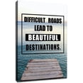 thumbnail image 1 of Inspirational Canvas Wall Art Motivational Quotes Picture Painting Artwork Modern Positive Poster Print Wall Decor for Home Bedroom Classroom Office Workplace Gift Ready to Hang [12''''Wx 18''''H], 1 of 6