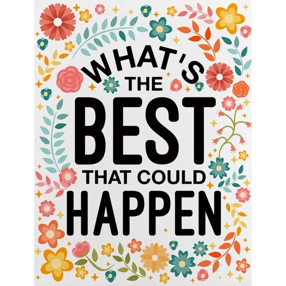 Inspirational Canvas Wall Art Positive Affirmation Poster Print Wall Decor Uplifting Quote Painting for Living Room Home Decoration poster