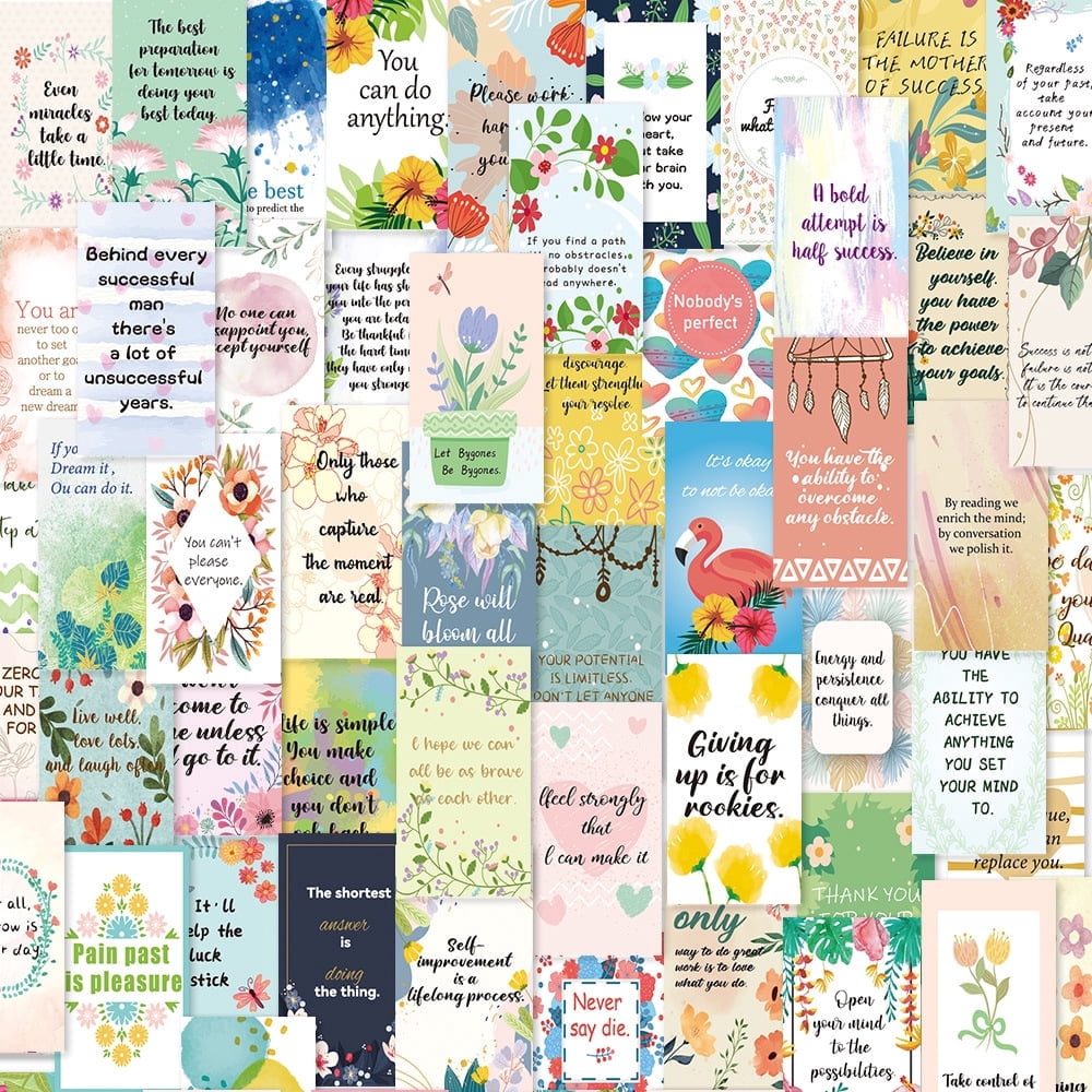 Inspirational Cards, 72 Inspirational Daily Incentive Cards - Suitable ...