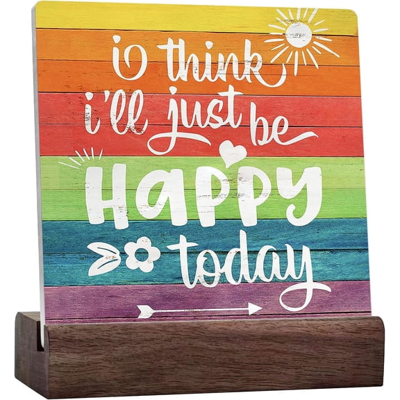 Inspirational Ceramic Table Sign Desk Decor Just Be Happy Today Quote Ceramic Desk Signs Rustic Sign For Home Living Room Shelf Table Decoration
