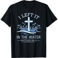 thumbnail image 1 of Inspirational Christian Baptism Cross Waves T-Shirt - Faith-Based Design for Spiritual Expression, 1 of 5