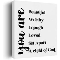 Inspirational Christian Canvas Wall Art Farmhouse Decor Positive Scripture Canvas Prints Religious Wall Decor Bible Verse Framed Artwork Pictures Paintings for Home Kitchen Restroom Decoration