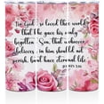 thumbnail image 1 of Inspirational Christian Gifts Religious Gfts for Women Encouragement Bible Tumbler, 20 oz Insulated Coffee Mug Skinny Stainless Steel Thermal Travel Cup with Lid for Women Aunt Birthday, 1 of 6