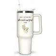 thumbnail image 1 of Inspirational Christian Gifts For Women - Unique Motivational Religious Catholic Birthday Mothers Day Gifts for Her 40oz Insulated Stainless Steel Tumbler with Handle and Straw Lid Cup Mug, 1 of 6