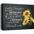 thumbnail image 1 of Inspirational Christian Wall Decor,I AM the Daughter of a King Canvas Poster Print Wall Art,Christian Religious Faith Wall Art Decor for Women Girls, 1 of 6