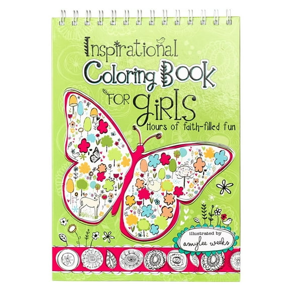 Inspirational Coloring Book for Girls: Hours of Faith-Filled Fun (Hardcover)