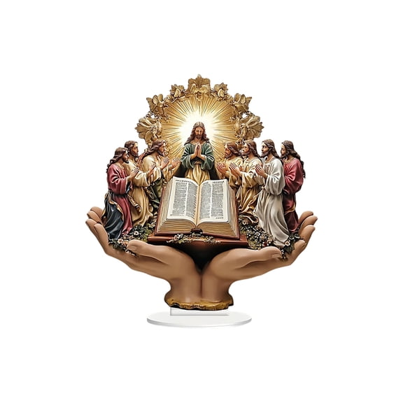 Inspirational Desk Decor Acrylic Standing Sign with Meaningful Quote Display for Home Office Cafe and Holiday Tabletop Decoration