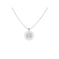 thumbnail image 1 of Inspirational Disc Necklace with Hearts Cutout By Pink Box - Just The Way You Are, 1 of 1