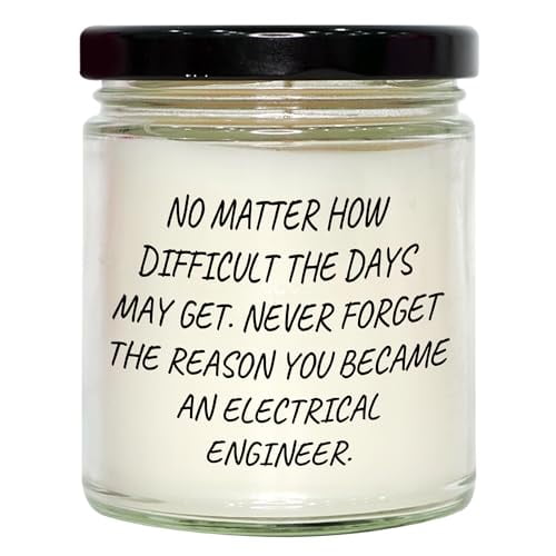 Inspirational Electrical Engineer Gifts: 9oz Vanilla Soy Candle Never Forget Reason Became Gifts for Electrical Engineers from Loved Ones