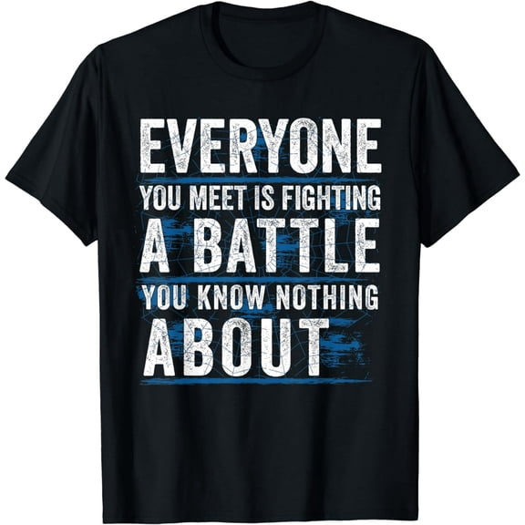 Inspirational Empathy Quote Distressed Unisex Short Sleeve Graphic T-Shirt