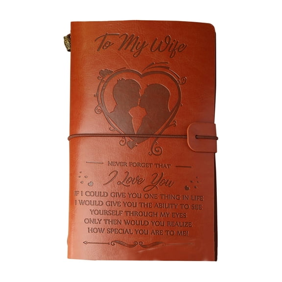 Inspirational Engraved Journal – Leather Gift for Son, Ideal for Travel, Writing & Memories