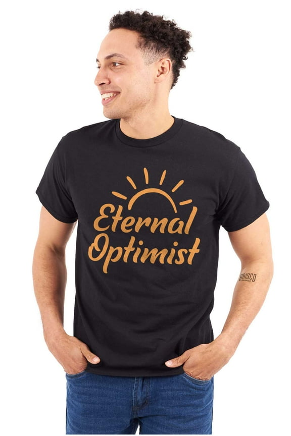 Inspirational Eternal Optimist Sun Men's Graphic T Shirt Tees Brisco Brands S