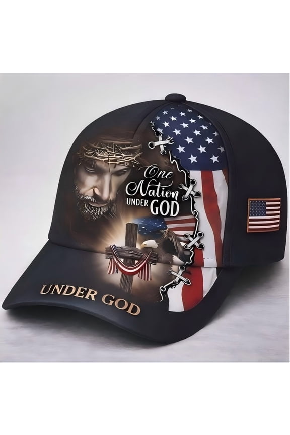 Inspirational "Faith" Embroidered Baseball Cap, Soft Casual Unisex Hat with Adjustable Snapback, Curved Visor, Religious Scripture Verse Gift for Believers, 1 Pc