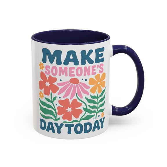 Inspirational Floral Coffee Mug: Positive Affirmation Gift