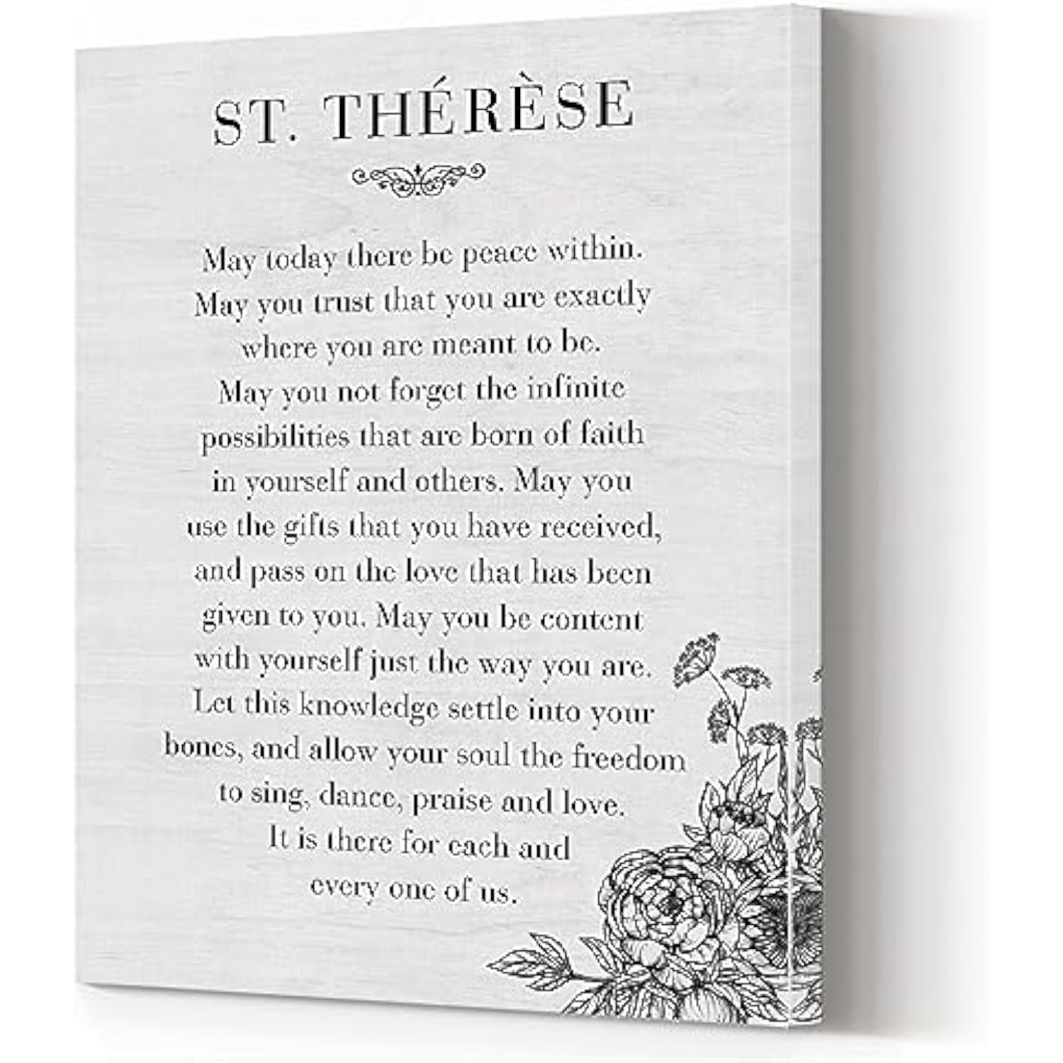 Inspirational Framed Canvas Wall Art Painting Poster May Today There Be