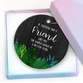 thumbnail image 1 of Inspirational Friendship Ornament with Tropical Leaf Design, If Everyone Had a Friend Like You Quote, Appreciation Gift Keepsake, Round Ceramic, 1 of 4
