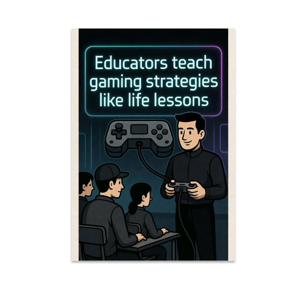 Inspirational Gaming Decor - E-Sports Educators - 13x19 Poster Print