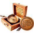 thumbnail image 1 of Inspirational Gift Compass - God My Lord Guide Me - Uplifting Baptism Gift, Graduation Gift, Birthday, Confirmation Gift for Men Women Boys Girls Teenage Kids, 1 of 5