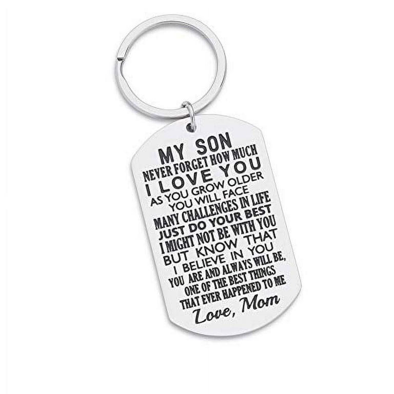 AHAETH Mother Son Keychain Boy Mom Gifts for Women Mom of Boys Gift Sons  are The Anchors of A Mother's Life Keychain Mother Son Gifts for Mom Best