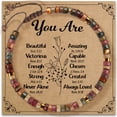thumbnail image 1 of Inspirational Gifts Bracelets for Women Healing Natural Stone Bracelets - Get Well Soon Gifts for Women Best Friends Sister Girls, 1 of 6