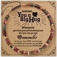 thumbnail image 1 of Inspirational Gifts Bracelets for Women - Healing Natural Stone Bracelets - Cheer Up Get Well Soon Gifts for Women Friends Sister Bestie, 1 of 6