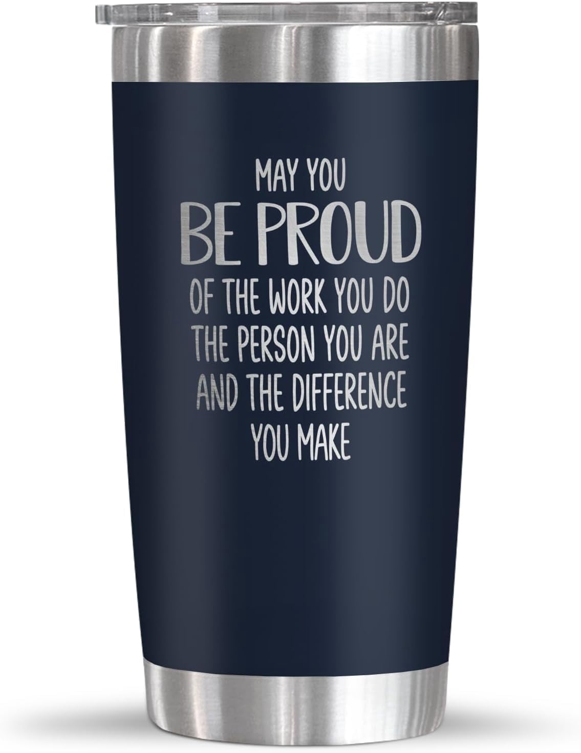 Inspirational Gifts For Men - Father''s Day,Teacher''s Day,Christmas,Birthday Gifts For Men,Friends,Dad,Coworkers,Employee,Teacher Appreciation Gifts - 20 Oz Stainless Steel Tumbler