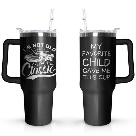 Inspirational Gifts for Men, Sometimes You Forget You're Awesome 40 Oz Tumbler with Handle and Straw, Birthday Gifts for Him Husband Dad and Boyfriend