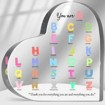 Inspirational Gifts Sign for Women Men, Thank You Gifts for Friends Coworkers Colleagues Boss Volunteer, Motivational Office Table Desk Sign Acrylic, Appreciation Keepsake