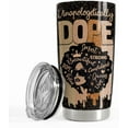 thumbnail image 1 of Inspirational Gifts for Women Black Woman Inspiration Tumbler 20oz Stainless Steel Insulated Coffee Travel Mug Cup Motivational Gift for Women Birthday Christmas, 1 of 7