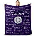 thumbnail image 1 of Inspirational Gifts for Women Men, Soft Throw Blankets for Friends, Inspirational Gifts for Teenage Girls, Get Well Soon Gifts for Boys Girls, Christmas Throw Blanket for Couch Bed 40x50, 1 of 6