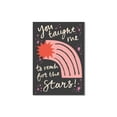 thumbnail image 1 of Inspirational Greeting Card – "You Taught Me to Reach for the Stars!" Design – Ideal for Teachers, Parents, Friends – Blank Inside with Envelope Included, 1 of 2