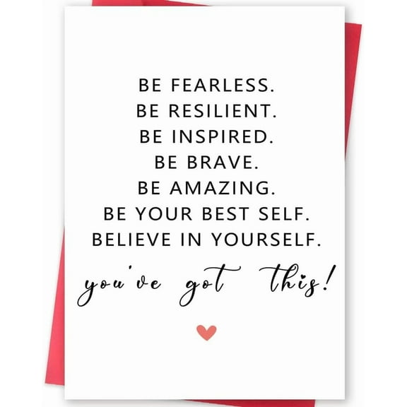 Inspirational Greeting Card "You've Got This!" Encouraging Design Perfect for Friends, Family, and Motivational Gifting Envelope Included, Blank Inside