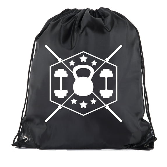 Inspirational Gym Quote Bags, Gym Drawstring Backpacks for Fitness Motivation