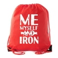 thumbnail image 1 of Inspirational Gym Quote Bags, Gym Drawstring Backpacks for Fitness Motivation, 1 of 2