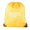thumbnail image 1 of Inspirational Gym Quote Bags, Gym Drawstring Backpacks for Fitness Motivation, 1 of 2
