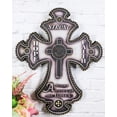 thumbnail image 1 of Inspirational Hope Faith A Friend Loves at All Times Fleur De Lis Wall Cross, 1 of 10
