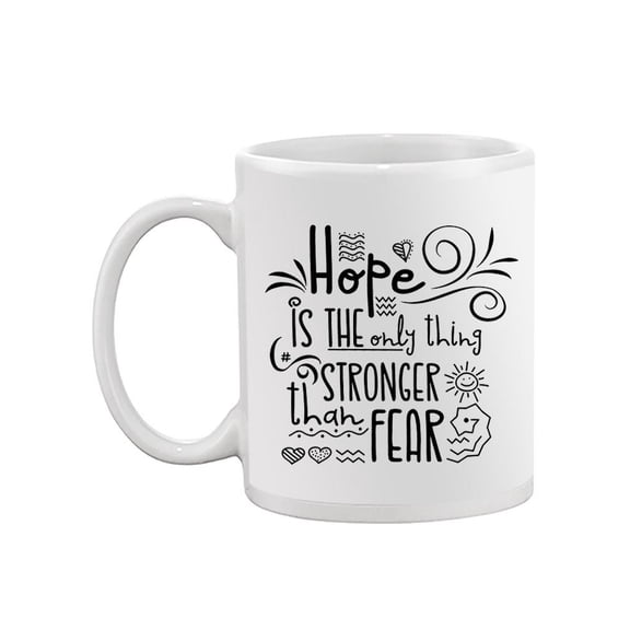 Inspirational "Hope" Quote Mug  -Image by Shutterstock,