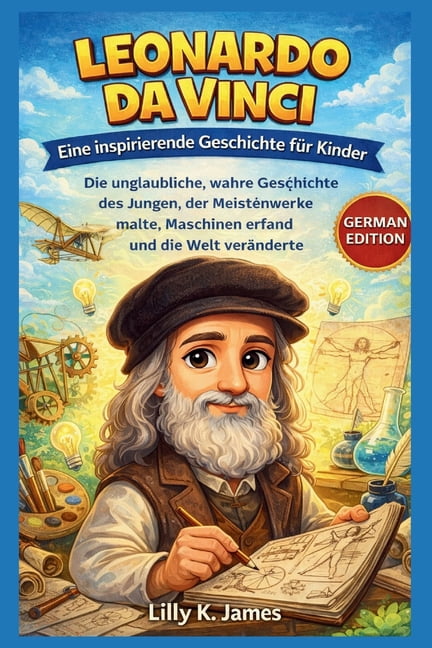 An Inspirational Inventors Stories for K Leonardo Da Vinci: Eine inspirierende Geschichte fÃ¼r Kinder: Die unglaubliche, wahre Geschichte des Jungen, der Meisterw, Book 2, (Paperback)