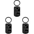 thumbnail image 1 of Inspirational Keychain, 3PC Little Reminders You Are Enough Key Rings, Engraved Positive Affirmation Gifts for Women Men Friends, Black, 1 of 5