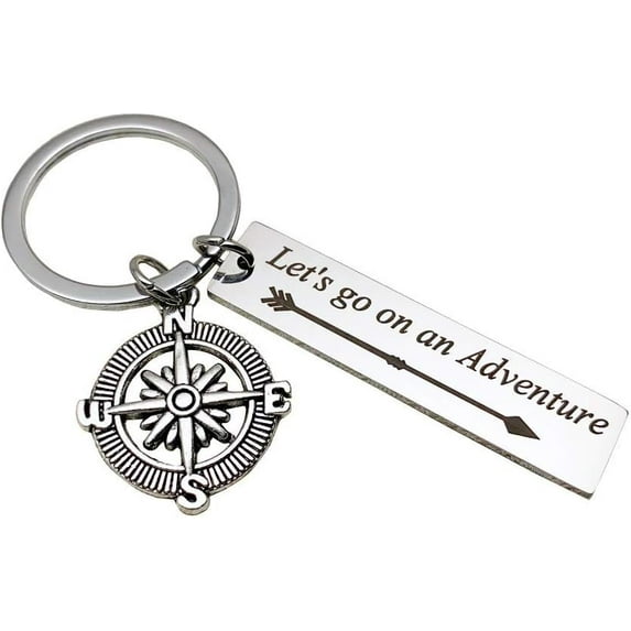 Inspirational Keychain Best Good Friends Keychains Engraved Mantra Birthday Jewelry Gift Keychain for Her Women Men
