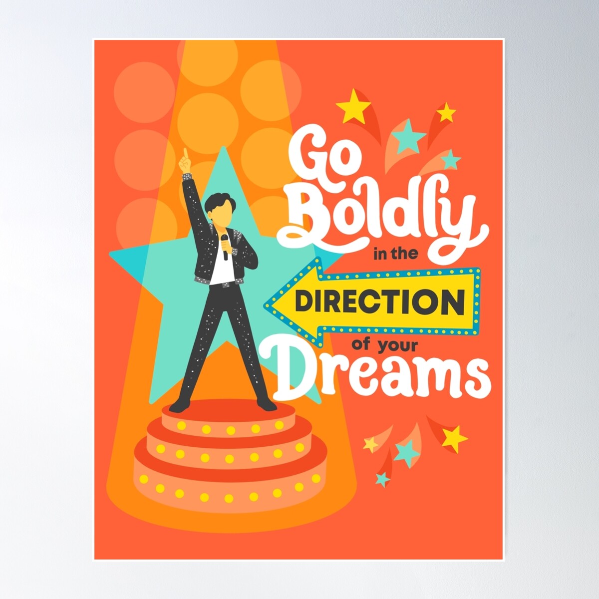 Inspirational Kids Room Wall Décor - Poster For Bedroom, Playroom ...