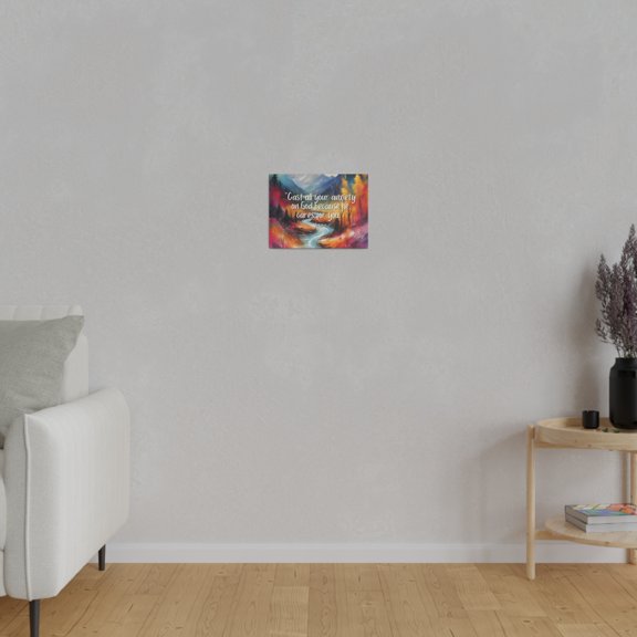 Inspirational Lanscape Canvas Wall Art, Home decor, Stretched, 0.75"