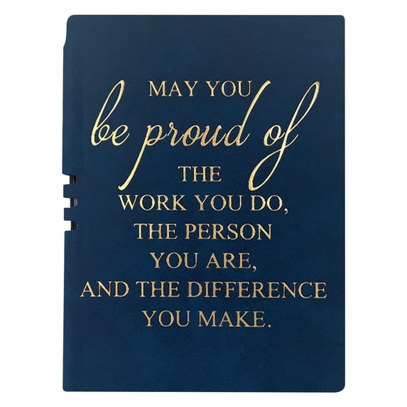 Inspirational Leather Journal Notebook Lined Hardcover Writing Notebook 8.3" X 5" Leather Diary Motivational Journal For Work Study & Daily Use Perfect Present For Women & Men