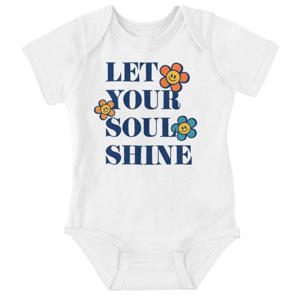 Inspirational Let Your Soul Shine Bodysuit Jumper Girls Infant Baby Brisco Brands NB