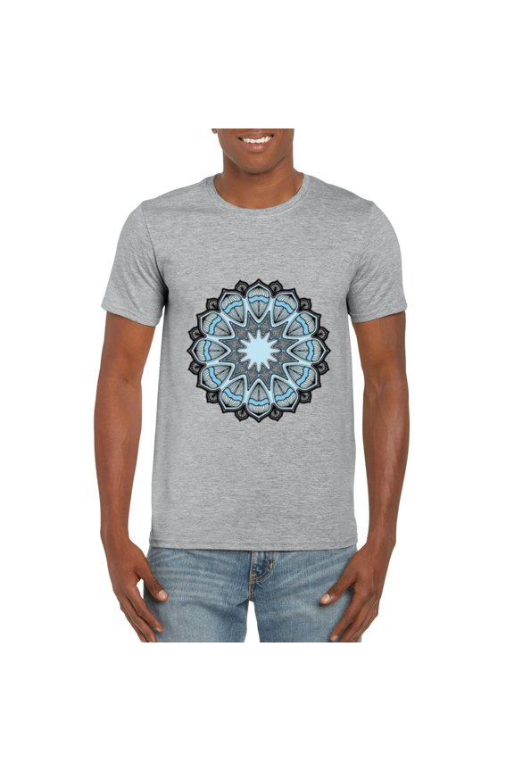 Inspirational MANDALA T SHIRT MANDALA 18 Spiritual Zen T-Shirt, for men & women, up to size 5XL