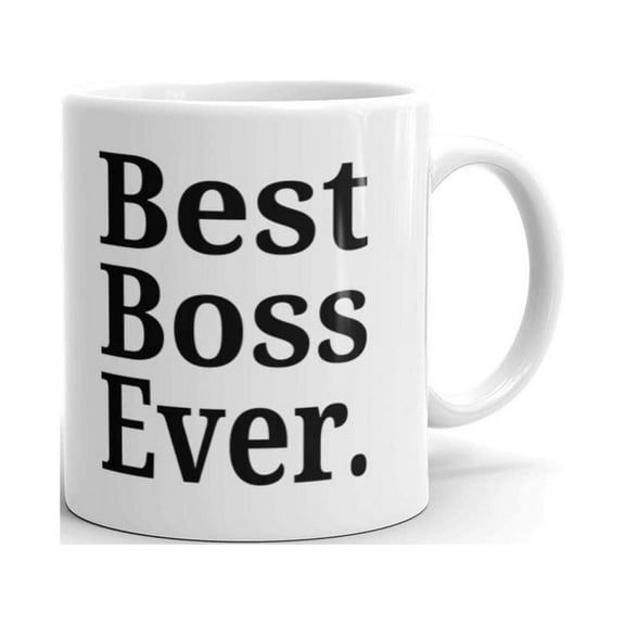 Inspirational Manager Gifts Worlds Best Boss Ever Office Unique Novelty Ceramic Coffee Mug 11oz