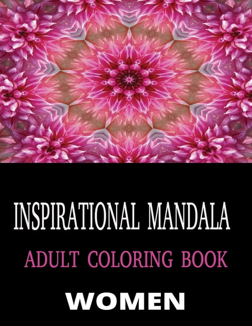 Inspirational Mandala Adult Coloring Book : Mandala Coloring Pages with Bible Verses for Women (Paperback)