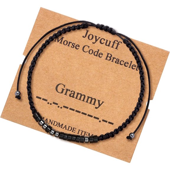Inspirational 𝗠𝗼𝗿𝘀𝗲 𝗖𝗼𝗱𝗲 𝗕𝗿𝗮𝗰𝗲𝗹𝗲𝘁𝘀 𝗳𝗼𝗿 𝗪𝗼𝗺𝗲𝗻 Men Secret Message Obsidian Beads 𝗛𝗮𝗻𝗱𝗺𝗮𝗱𝗲 Woven Jewelry 𝗕𝗶𝗿𝘁𝗵𝗱𝗮𝘆 Gifts For Her[z7278]